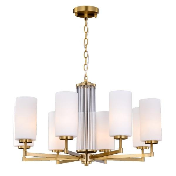 Victoria Lighting Люстра підвісна 8x40 Вт E27 золото Azalea/PL8 gold - зображення 1