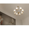 Victoria Lighting Люстра підвісна 8x40 Вт E27 золото Azalea/PL8 gold - зображення 3