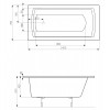 Roca Linea 140x70 (A24T002000) - зображення 2