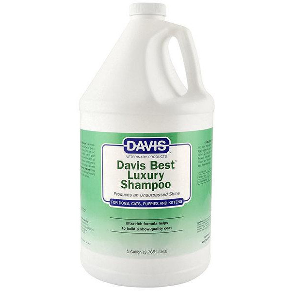 Davis Veterinary Шампунь-концентрат  Best Luxury Shampoo для блиску вовни у собак і котів 3.8 л (52253) - зображення 1