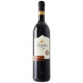 Andes Вино  Merlot червоне сухе 0,75л 13% (4003301016936)