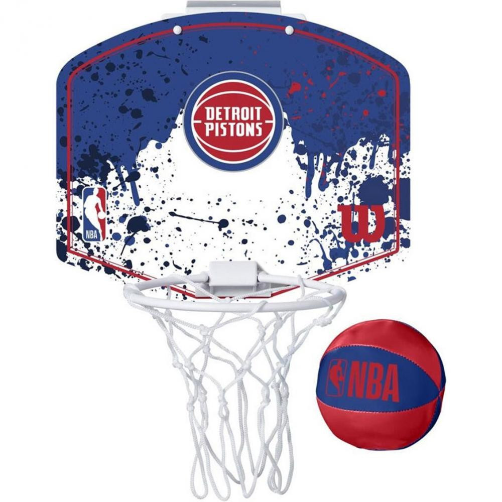 Wilson NBA Team Mini Hoop - Detroit Pistons (WTBA1302DET) - зображення 1