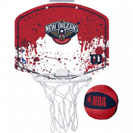 Wilson NBA Team Mini Hoop New Orleans Pelicans (WTBA1302NOP)