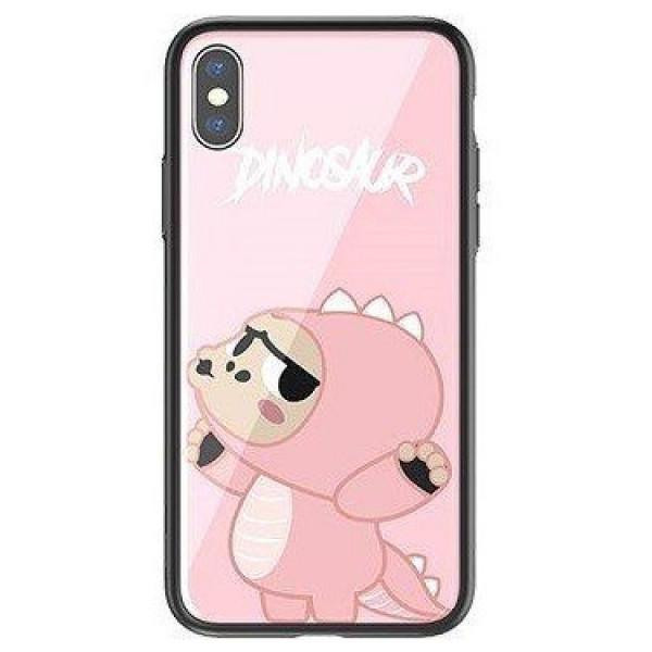 Joyroom Silicon Glass Adoonga Series iPhone X (FA-A01 Little Dinosaur) - зображення 1