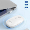Hoco GM15 Art dual-mode business wireless mouse White - зображення 4