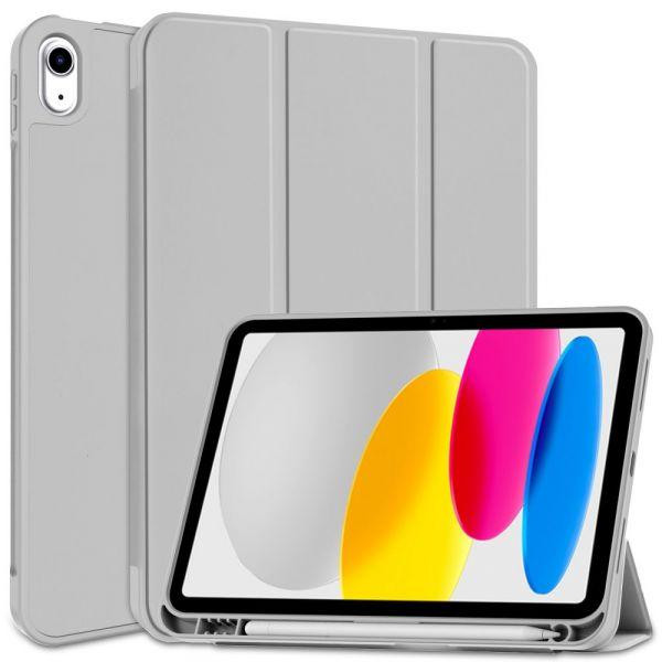 Comma Joy PU Case with Pen Holder Grey для iPad 10.9" 2022 - зображення 1