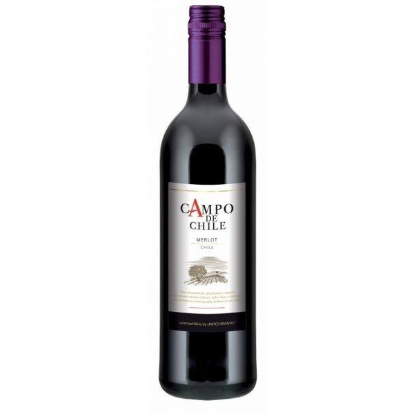 Tophi Вино Campo de Chile Merlot червоне сухе 0.75л (VTS3628220) - зображення 1