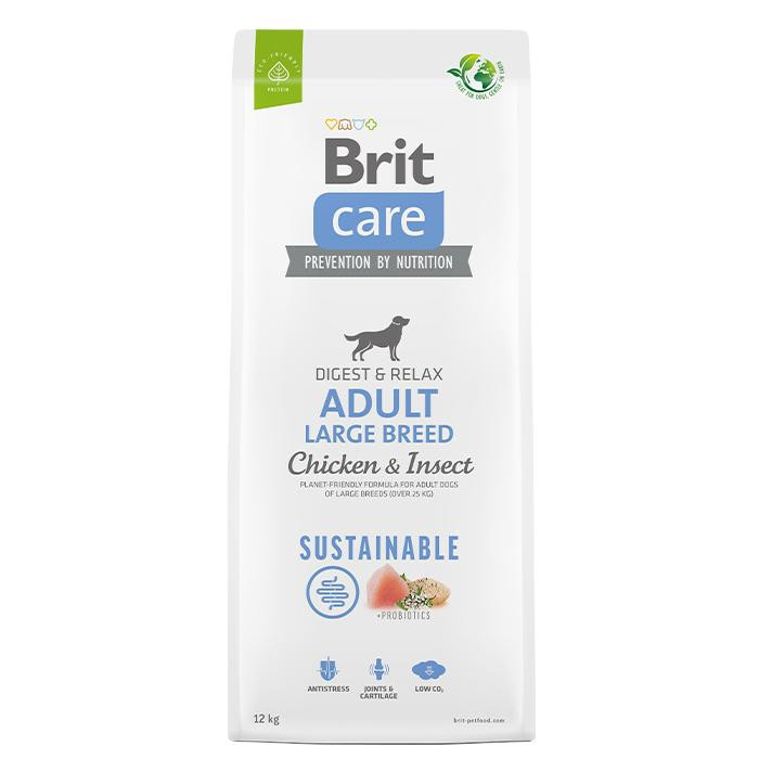 Brit Care Sustainable Adult Large Breed Chicken & Insect 1 кг 172181 - зображення 1