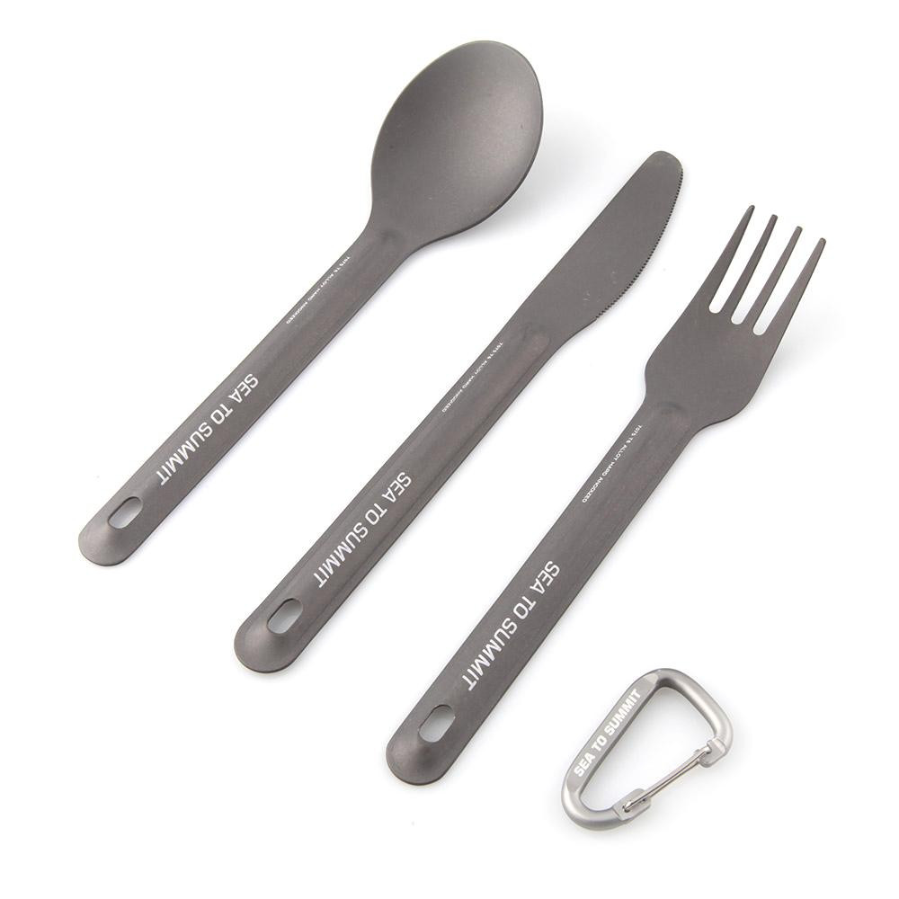 Sea to Summit Столовые приборы Alpha Light Cutlery Set 3pc - зображення 1