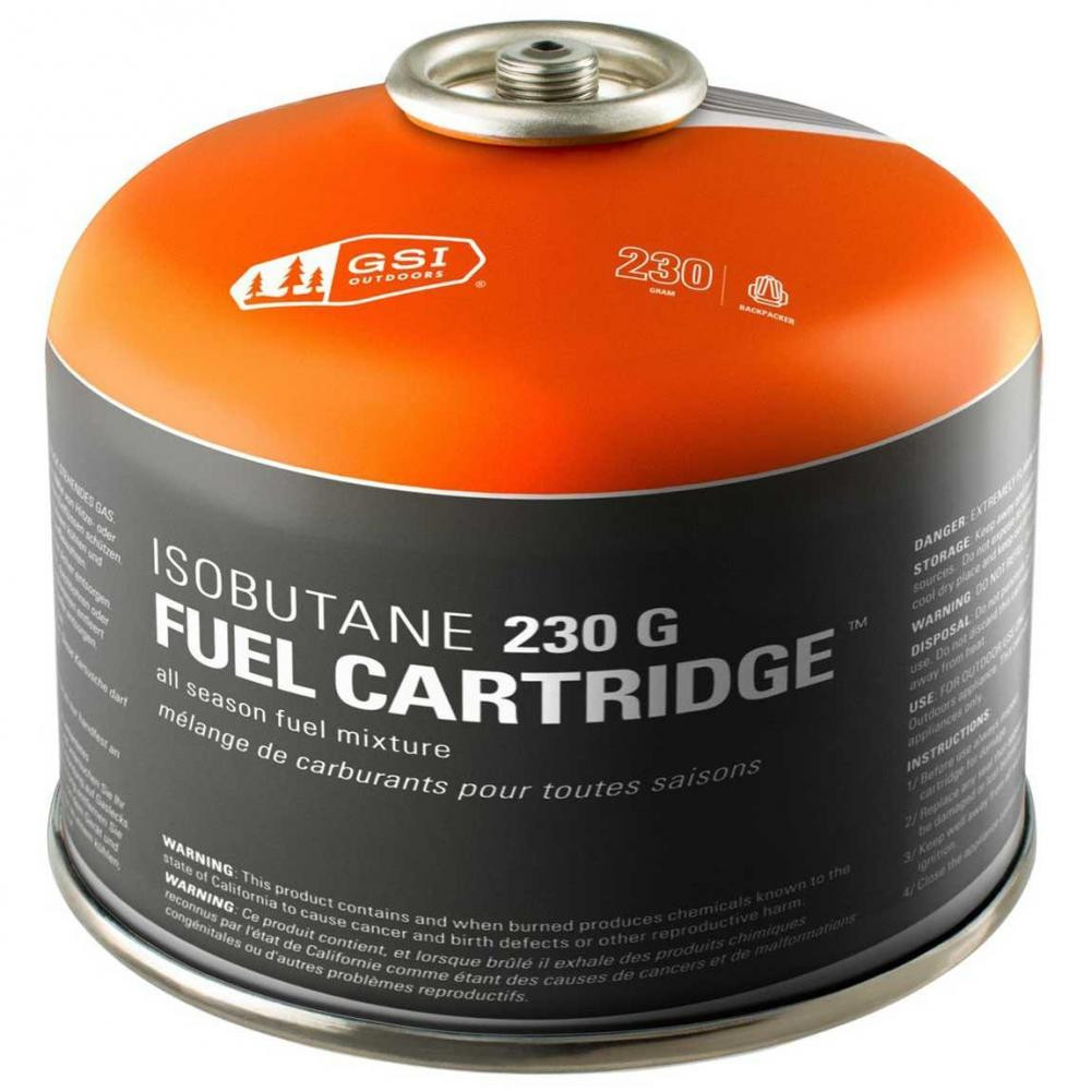 GSI Outdoors Isobutane Fuel Cartridge 230g (56022) - зображення 1