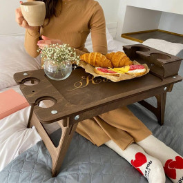 Winco Деревяний столик  для сніданку з індивідуальним гравіруванням (Win-B4)