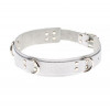 Slash Slave leather collar, white (SL280242) - зображення 1