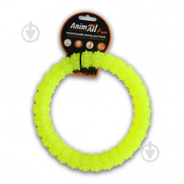 AnimAll Игрушка Fun кольцо с шипами, желтое, 20 см (88156)