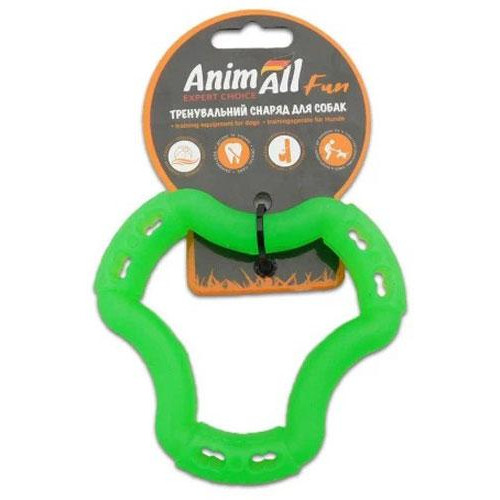 AnimAll Fun - Игрушка кольцо 6 сторон для собак 12 см (111354) - зображення 1