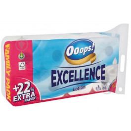 Ooops! Туалетная бумага ! Excellence Lotion трехслойная 16 шт. (5998648706031)