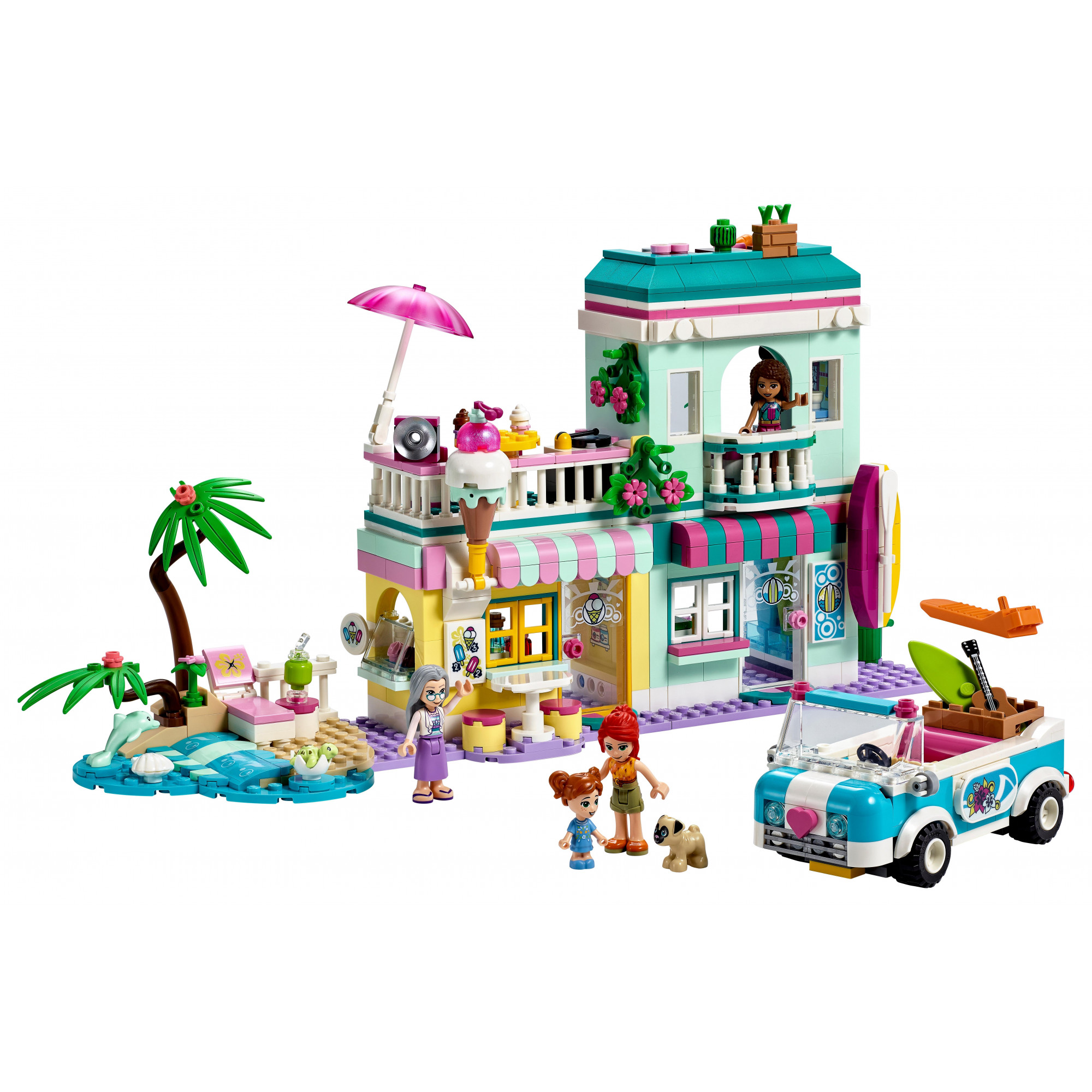 LEGO Friends Серферский дом на берегу (41693) купить в интернет-магазине:  цены на блочный конструктор Friends Серферский дом на берегу (41693) -  отзывы и обзоры, фото и характеристики. Сравнить предложения в Украине:  Киев,