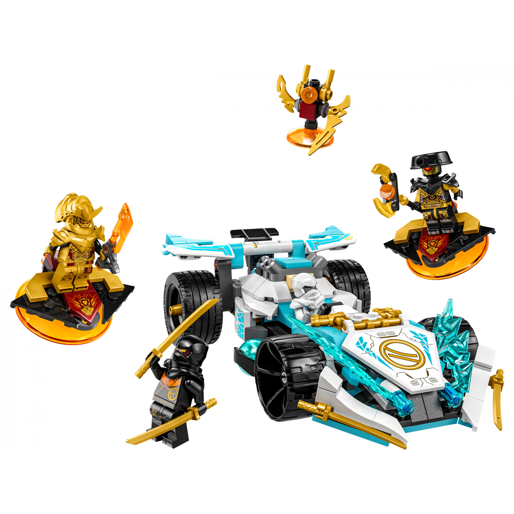 LEGO Ninjago Суперсила дракона Зейна/ Автомобіль для перегонів спін-джитсу (71791) - зображення 1