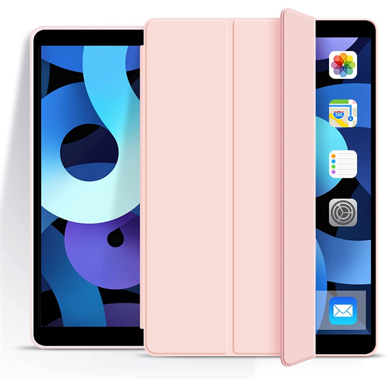 BeCover Чохол-книжка Tri Fold Soft TPU Silicone  для Apple iPad 10.9" 2022 Pink (708523) - зображення 1