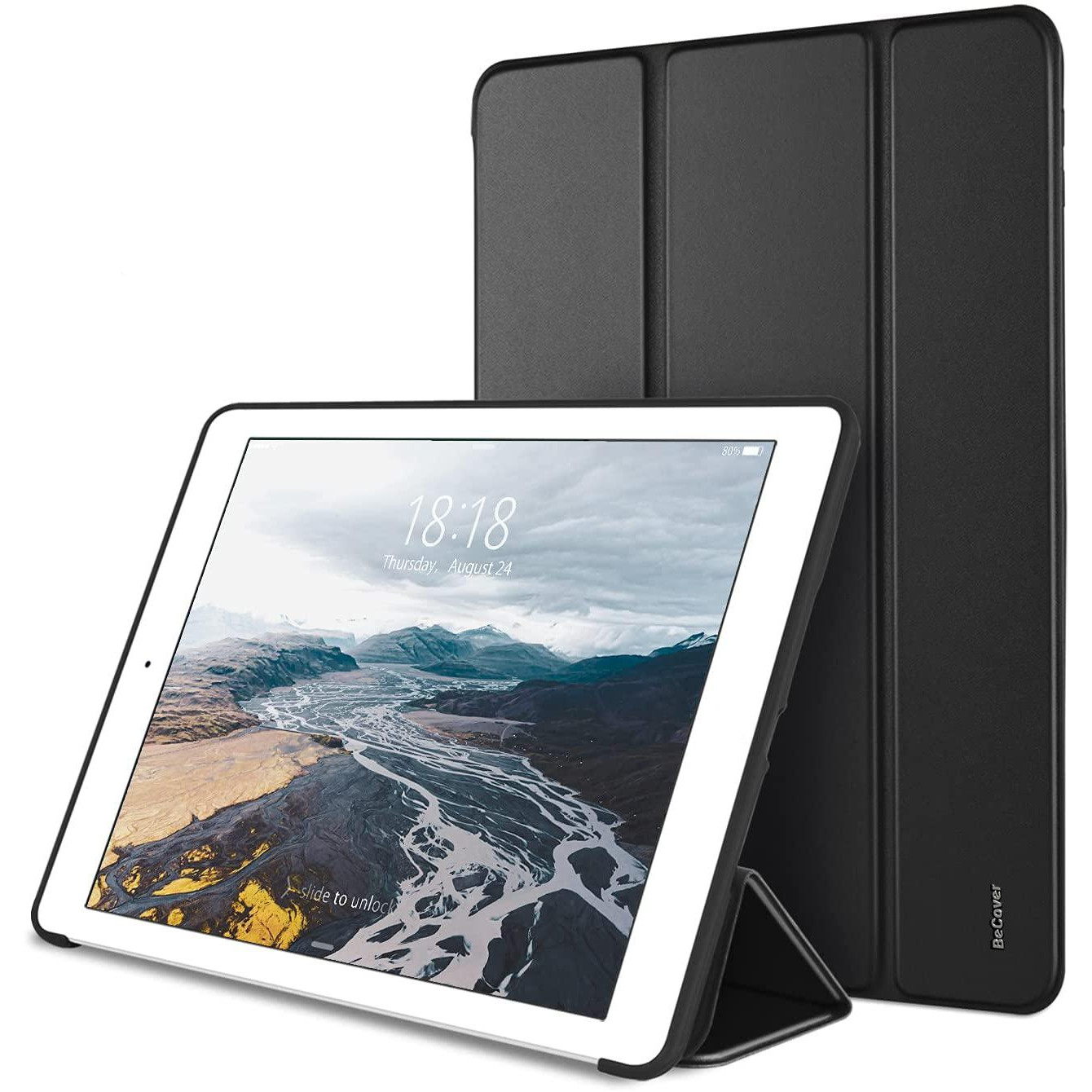 BeCover Чохол-книжка Tri Fold Soft TPU Silicone  для Apple iPad Air 5 (2022) 10.9" Black (708509) - зображення 1