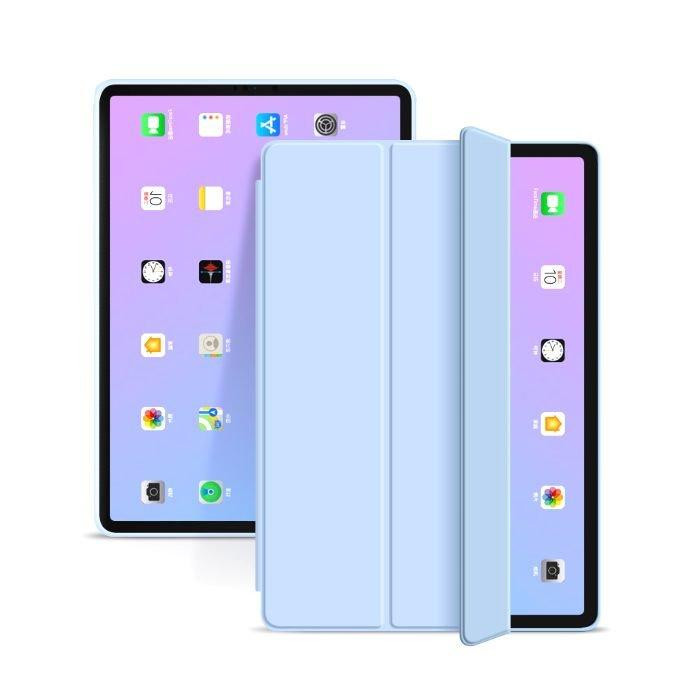 BeCover Чохол-книжка Tri Fold Soft TPU Silicone  для Apple iPad Air 4 10.9 2020/2021 Light Blue (708782) - зображення 1