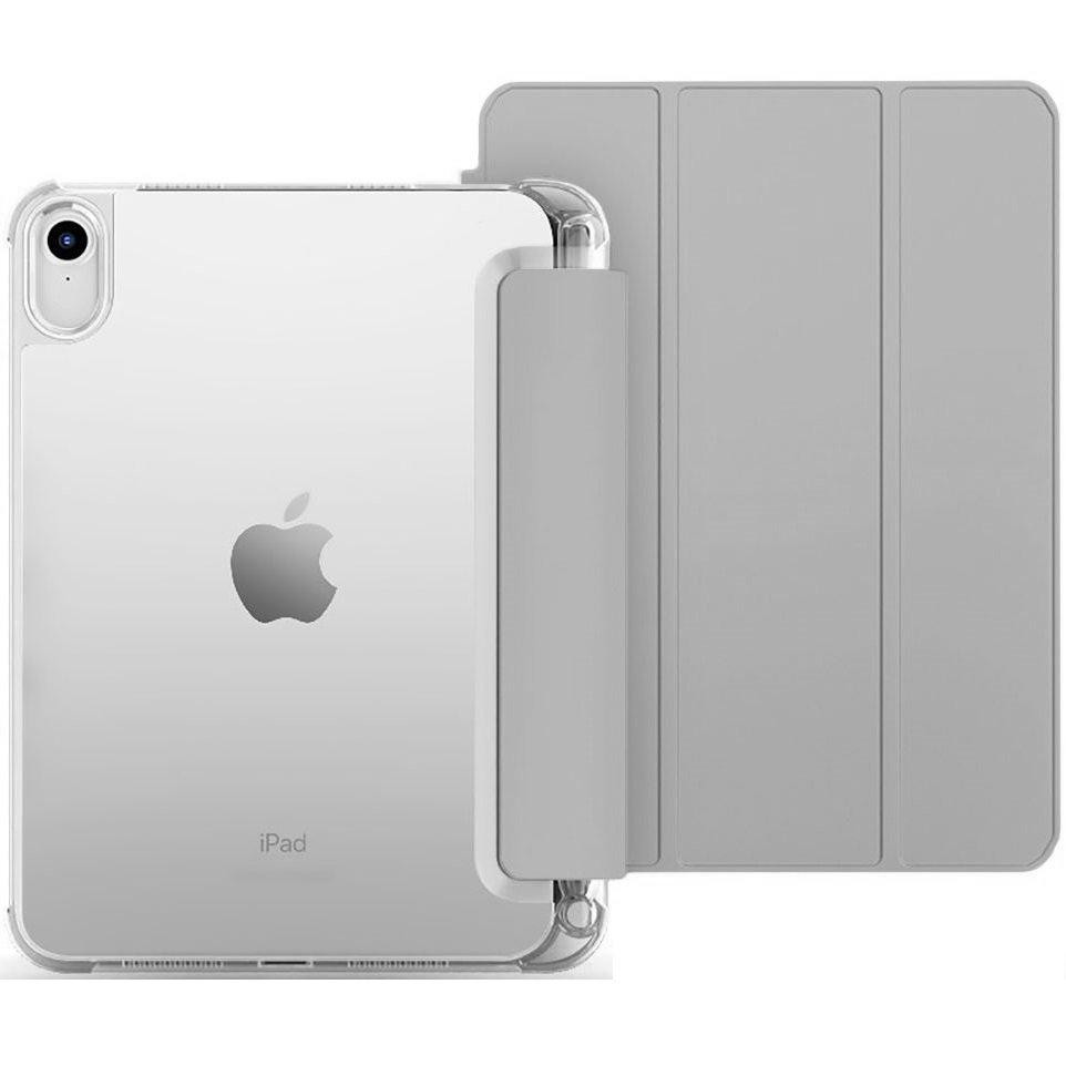 BeCover Чохол-книжка TPU Edge з кріпленням Apple Pencil для Apple iPad Air 5 (2022) 10.9" Gray (708771) - зображення 1