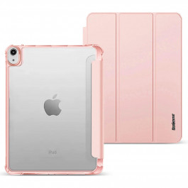 BeCover Чохол-книжка Soft Edge TPU  з кріпленням Apple Pencil для Apple iPad 10.9" 2022 Pink (708493)