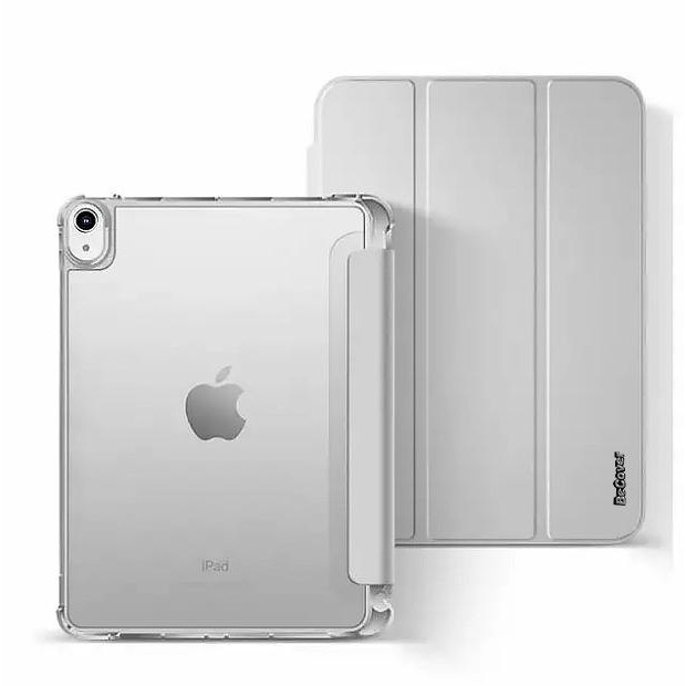 BeCover Чохол-книжка Soft Edge TPU  з кріпленням Apple Pencil для Apple iPad 10.9" 2022 Gray (708491) - зображення 1