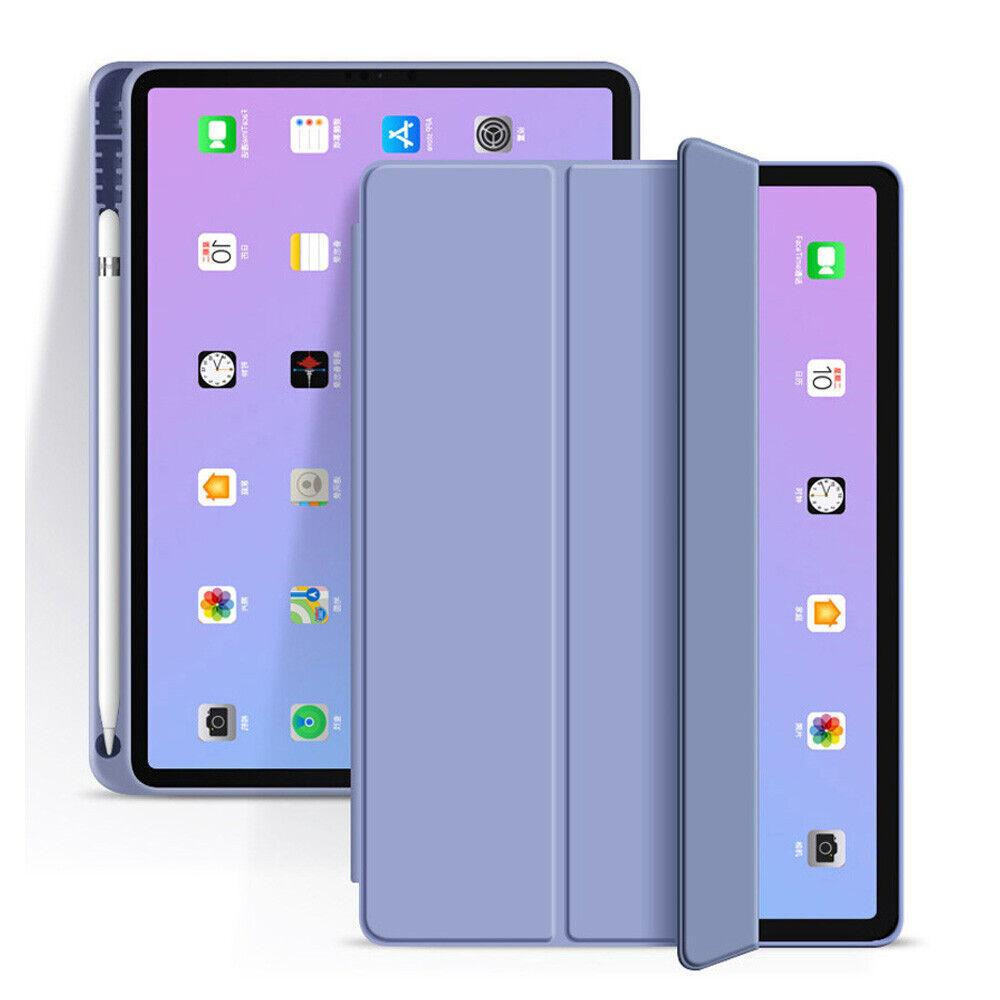 BeCover Чохол-книжка Tri Fold Soft TPU  з кріпленням Apple Pencil для Apple iPad 10.9" 2022 Purple (708463) - зображення 1