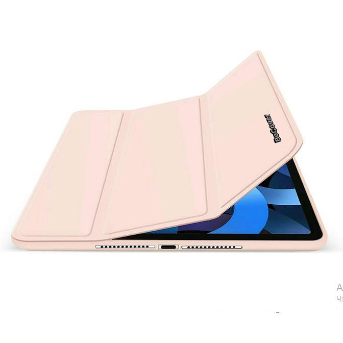 BeCover Tri Fold Soft TPU Silicone для Apple iPad 9.7 2017/2018 A1822/A1823/ A1893/A1954 Pink (708513) - зображення 1