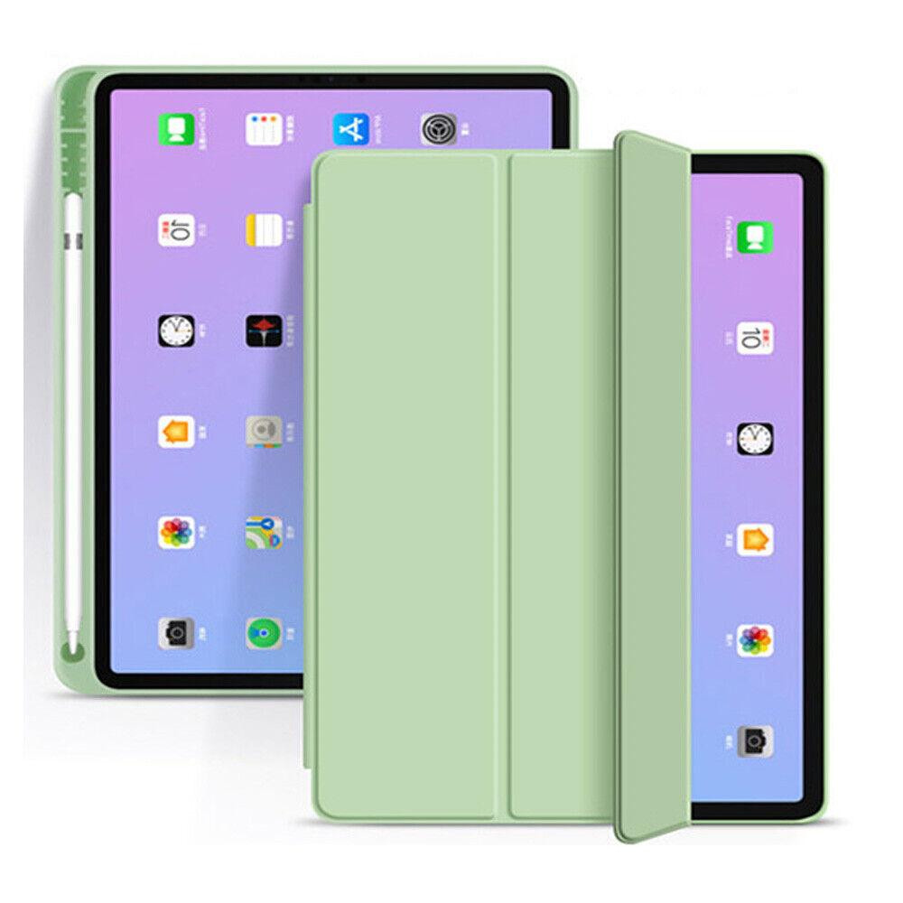 BeCover Tri Fold Soft TPU  з кріпленням Apple Pencil для Apple iPad 10.9" 2022 Light Green (708465) - зображення 1