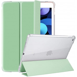 BeCover Tri Fold Soft TPU  з кріпленням Apple Pencil для Apple iPad 10.2 2019/2020/2021 Green (708457)