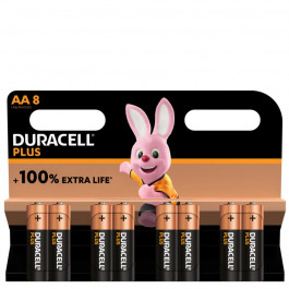 Duracell AA bat Alkaline 8шт Plus 5000394140899
