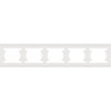 MAKEL Рамка пятиместная Manolya горизонтальная белый 41001705 - зображення 1