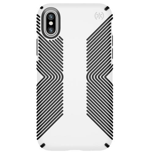 Speck iPhone X Presidio Grip White/Black (1031311909) - зображення 1