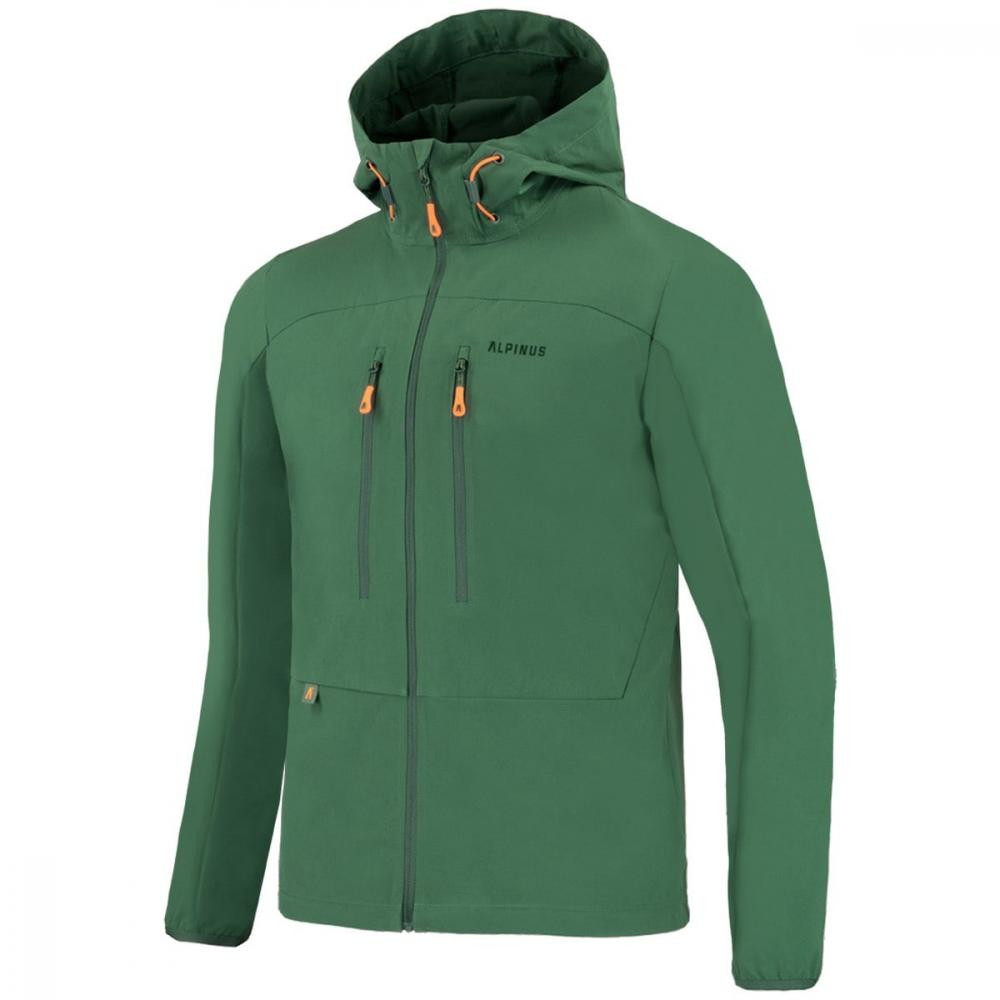 Alpinus Куртка  Softshell Pourri - Зелена XL - зображення 1