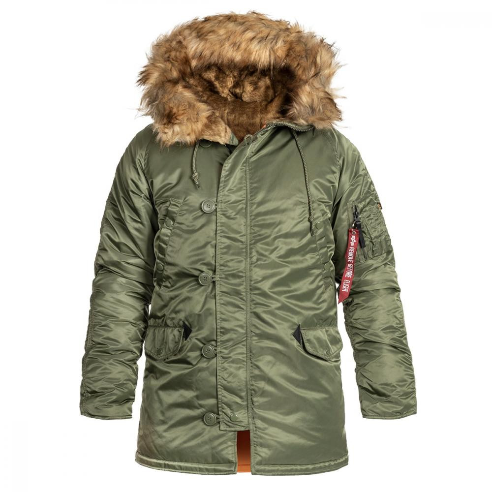 Alpha Industries Куртка  N3B VF 59 Fitted - Sage Green L - зображення 1