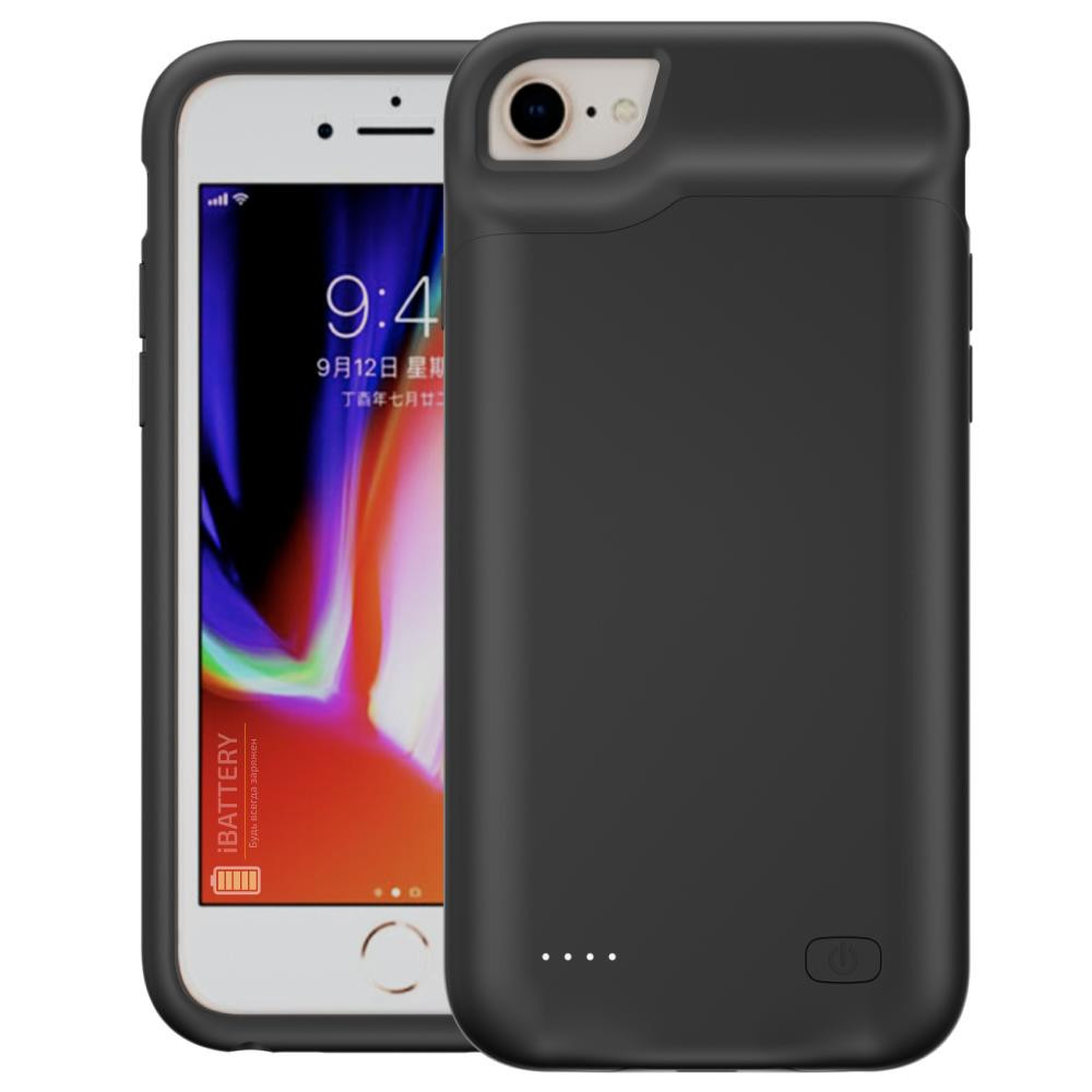 iBattery Battery case  для iPhone 6/6s/7/8 Slan 6000 mAh black - зображення 1