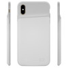 iBattery Чохол-акумулятор  для iPhone X/XS Slan 5200 mAh white - зображення 2