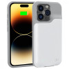 iBattery Чохол-зарядка  для iPhone 14 Pro Slan 6000 mAh White - зображення 2