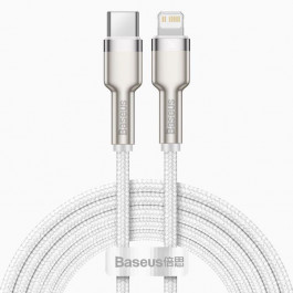 Baseus Lightning to USB Type-C Cafule Metal Data Cable PD 2m White (CATLJK-B02)