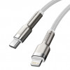 Baseus Lightning to USB Type-C Cafule Metal Data Cable PD 2m White (CATLJK-B02) - зображення 3