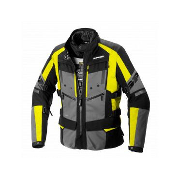 SPIDI Мотокуртка  4 Season Evo Black-Yellow fluo M - зображення 1