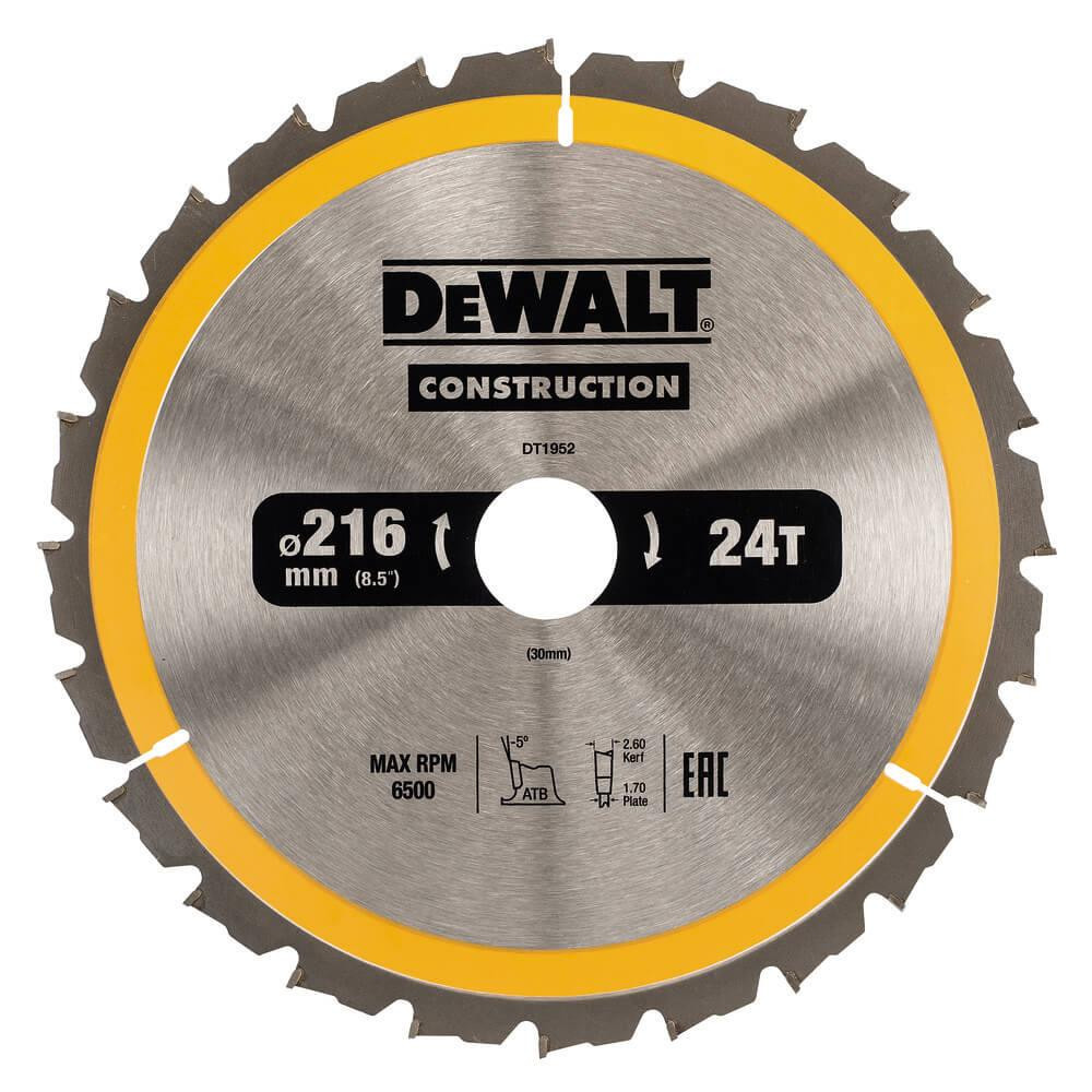 DeWALT Диск пильный DeWALT DT1952 - зображення 1