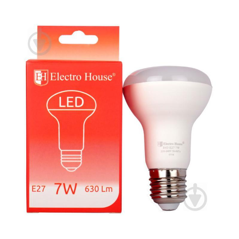 Electro House LED 7 Вт R63 матовая E27 220 В 4100 К (4684784998478) - зображення 1