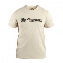 Kaldun Koszulka T-shirt  Sig Sauerkraut- Piaskowa/Czarna L