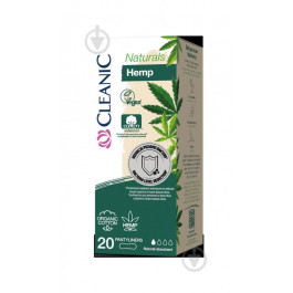 Cleanic Щоденні прокладки  Naturals Organic Cotton&Hemp, 20 шт.