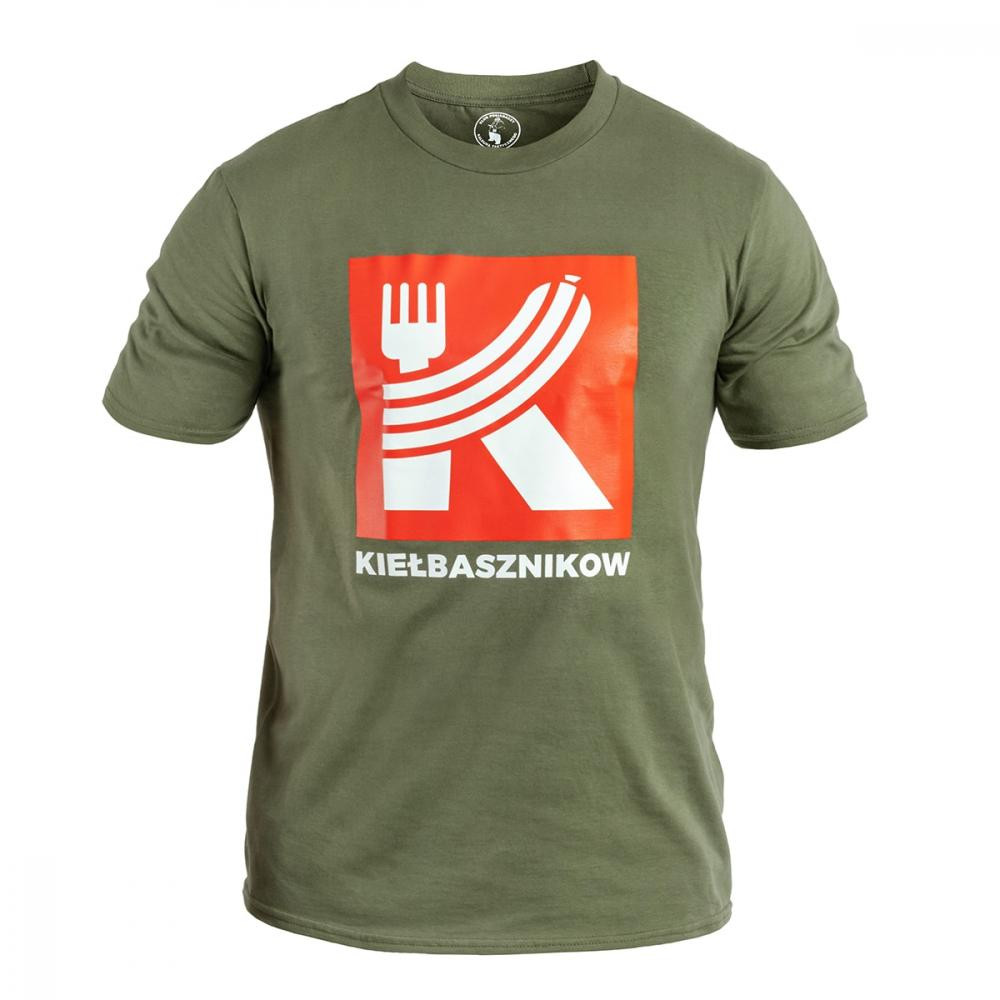 Kaldun Футболка T-shirt  Kielbasznikow - Зелена L - зображення 1