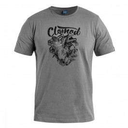Pentagon Футболка T-Shirt  Clomod Flower Heart - Wolf Grey S
