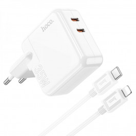 Hoco C110A Lucky 35W White + Lightning cable