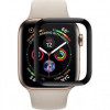 Florence Захисне скло (full glue) Apple Watch Matte Series 4 40mm Black (тех.пак) (RL066521) - зображення 1